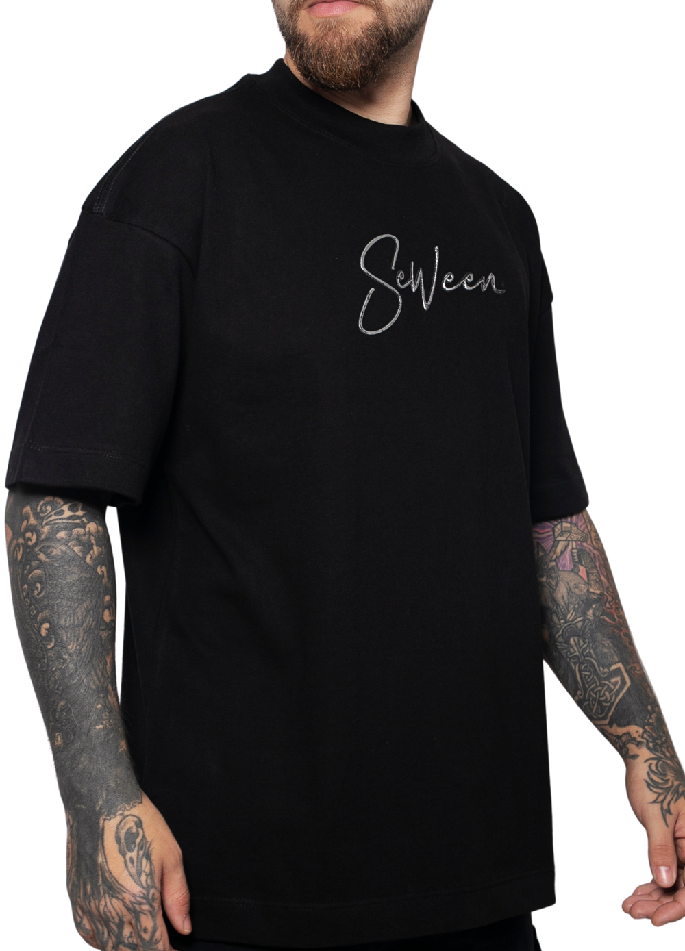 Oversized Boxy Rubri Foil Relevo
