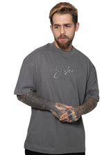 Oversized Boxy Rubri Foil Relevo