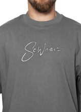 Oversized Boxy Rubri Foil Relevo