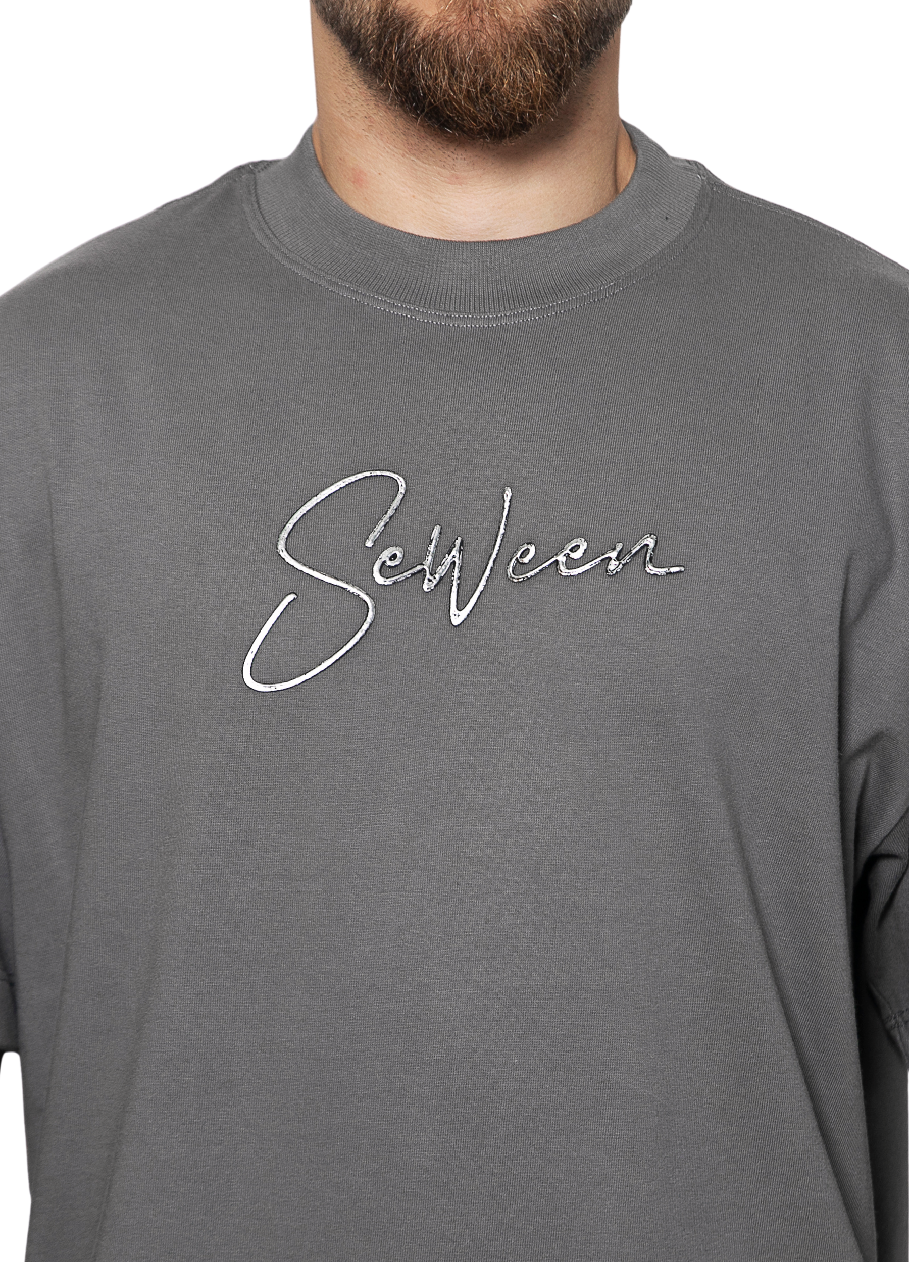Oversized Boxy Rubri Foil Relevo