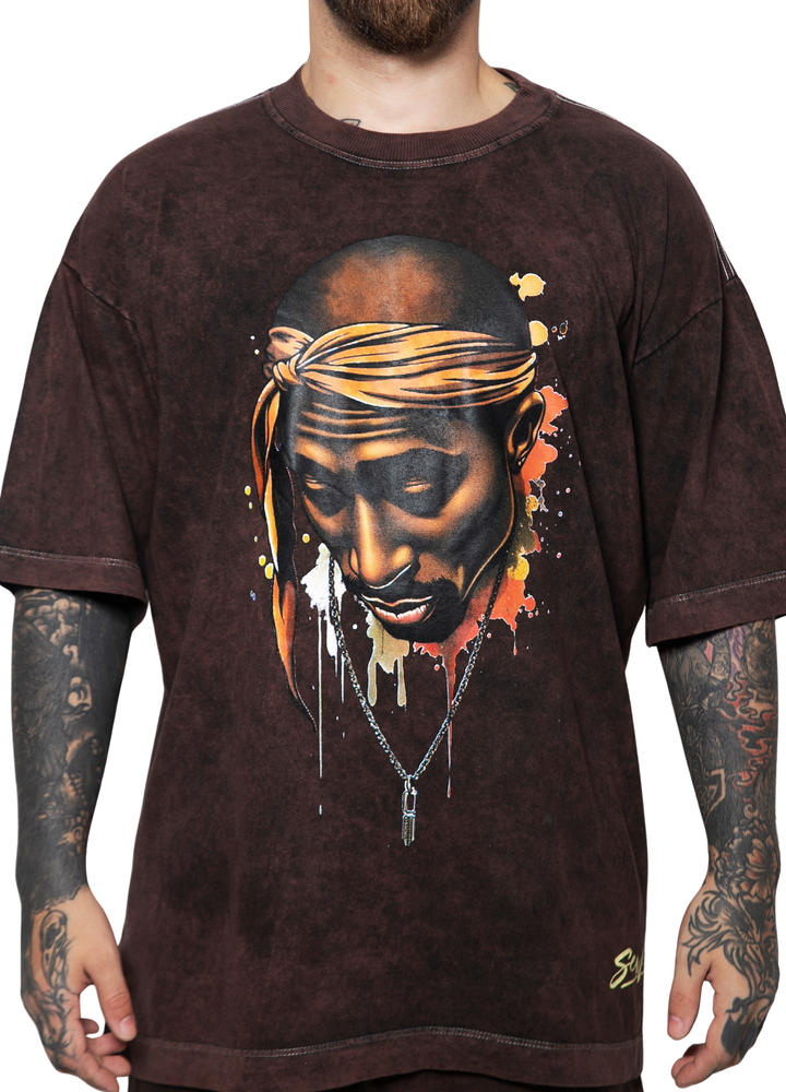 Camiseta Regular Tupac Estonada