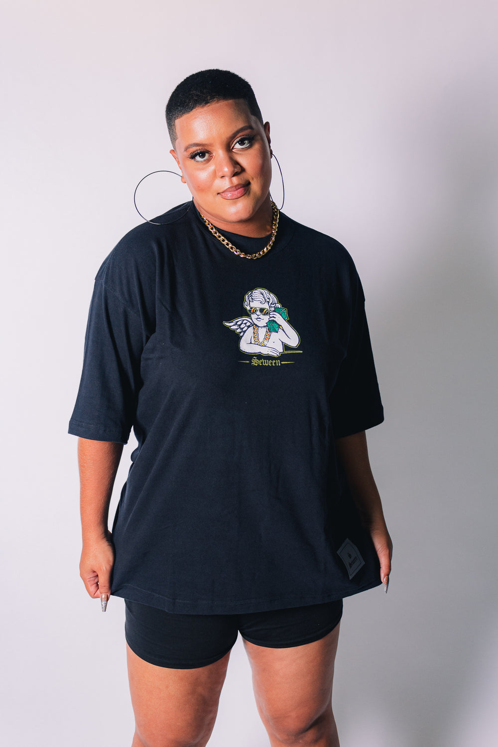 Camiseta Oversized Anjo