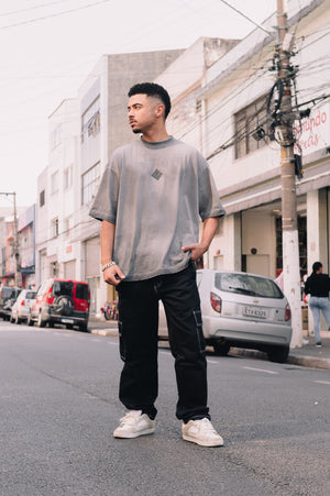 Camiseta Oversized Estonada Logo Peito