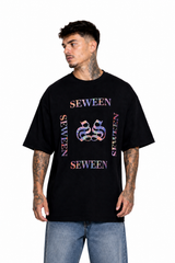 Camiseta Oversized Logo Espelhado