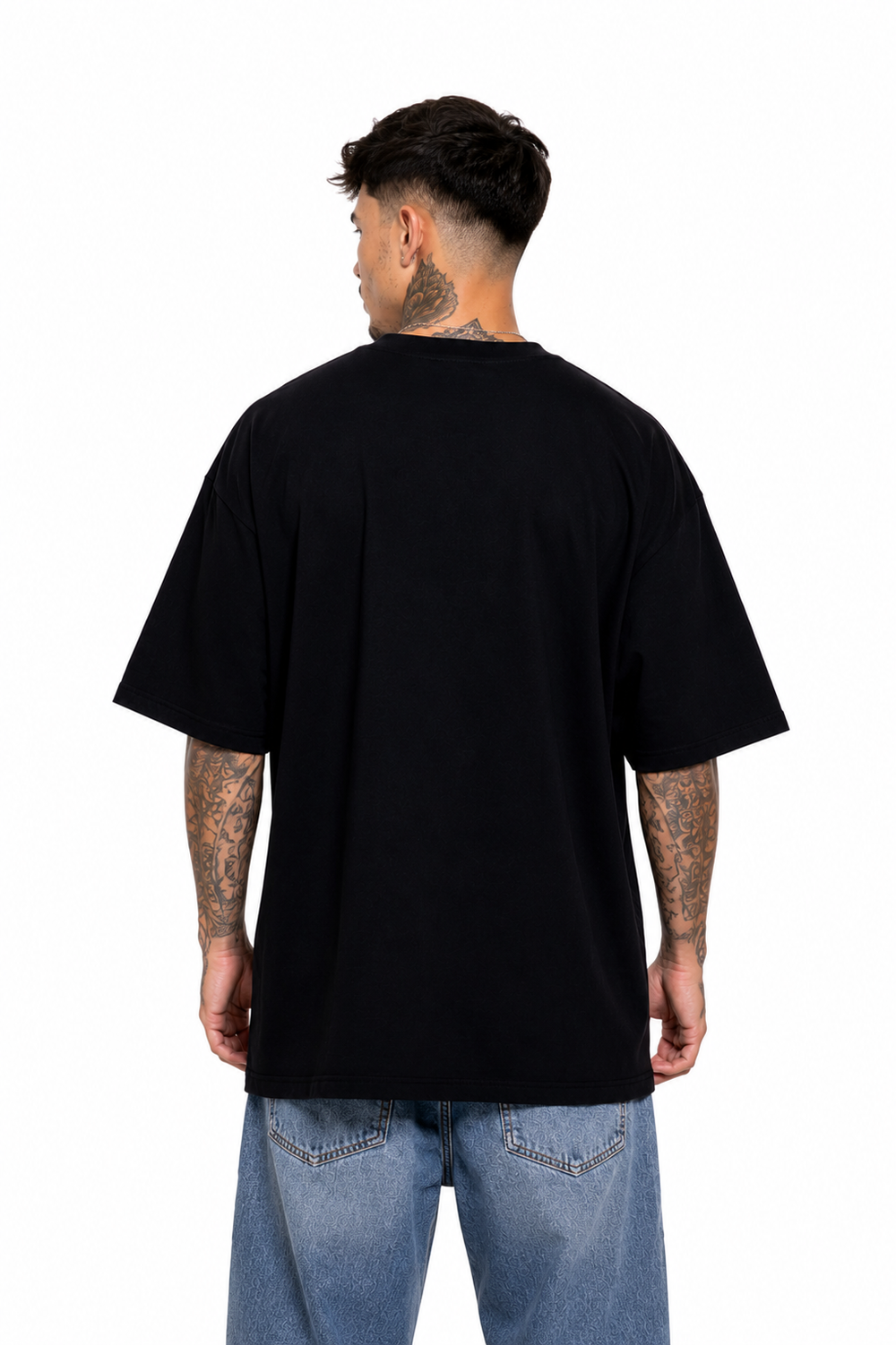 Camiseta Oversized Logo Espelhado