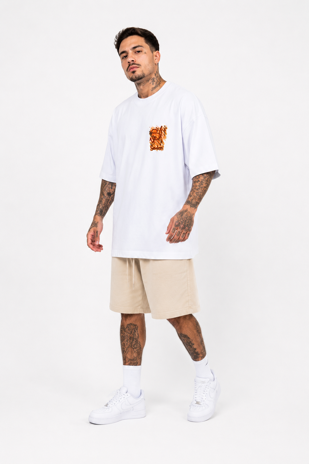 Camiseta Oversized  Artistic Graffiti