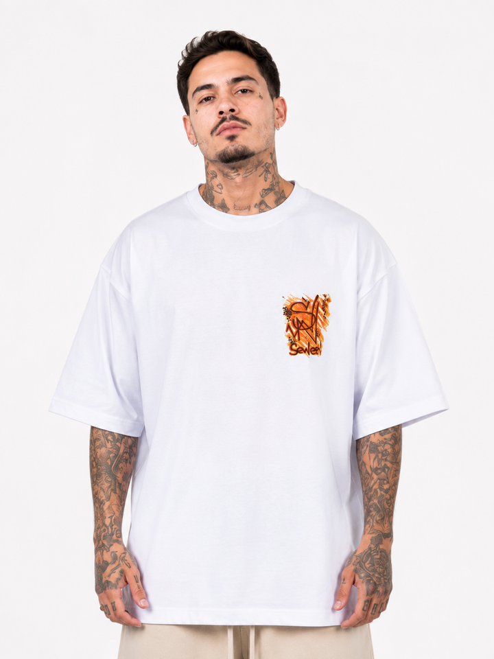 Camiseta Oversized  Artistic Graffiti
