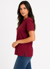 T-SHIRT FEMININA MALHÃO