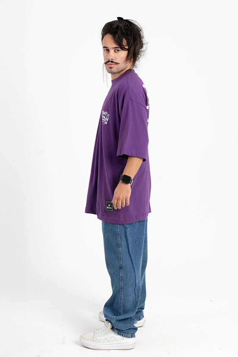 Camiseta Oversized DON'T THINK ACT