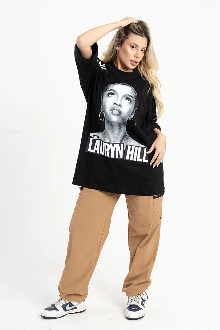 Camiseta Oversized Lauryn Hill