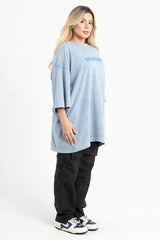 OVERSIZED SWN BLUE ESTONADA