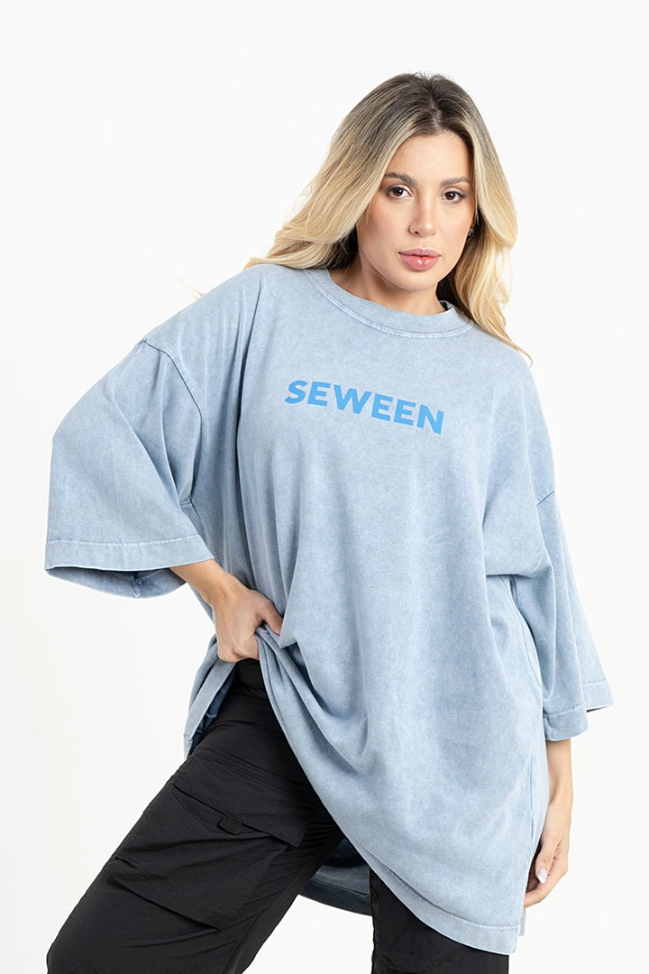 OVERSIZED SWN BLUE ESTONADA