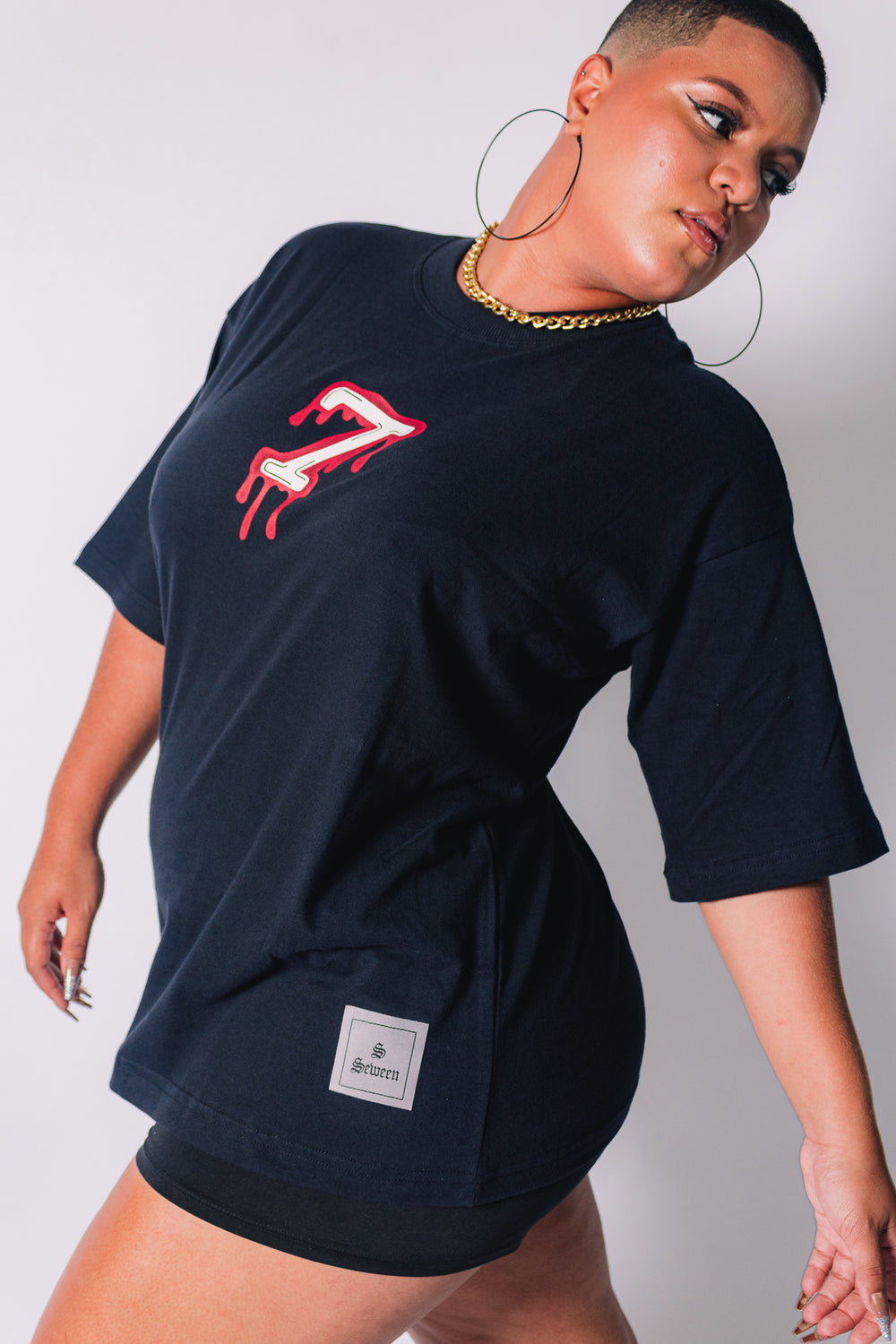 Camiseta Oversized Pintando 7