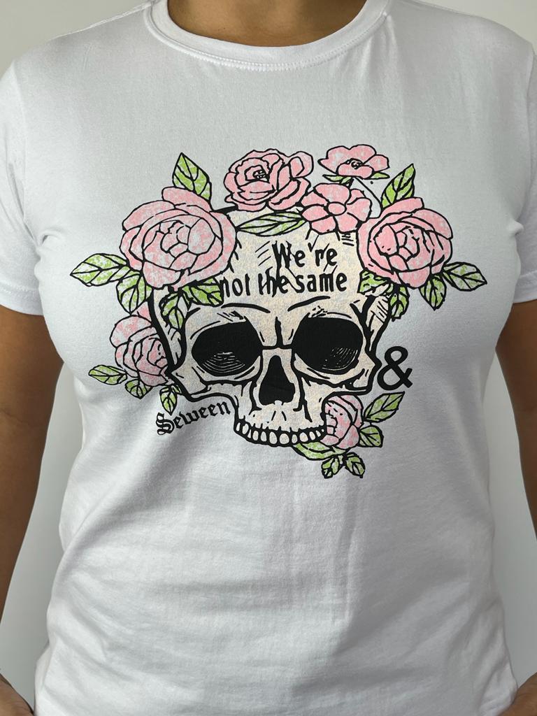 Blusinha Caveira Floral