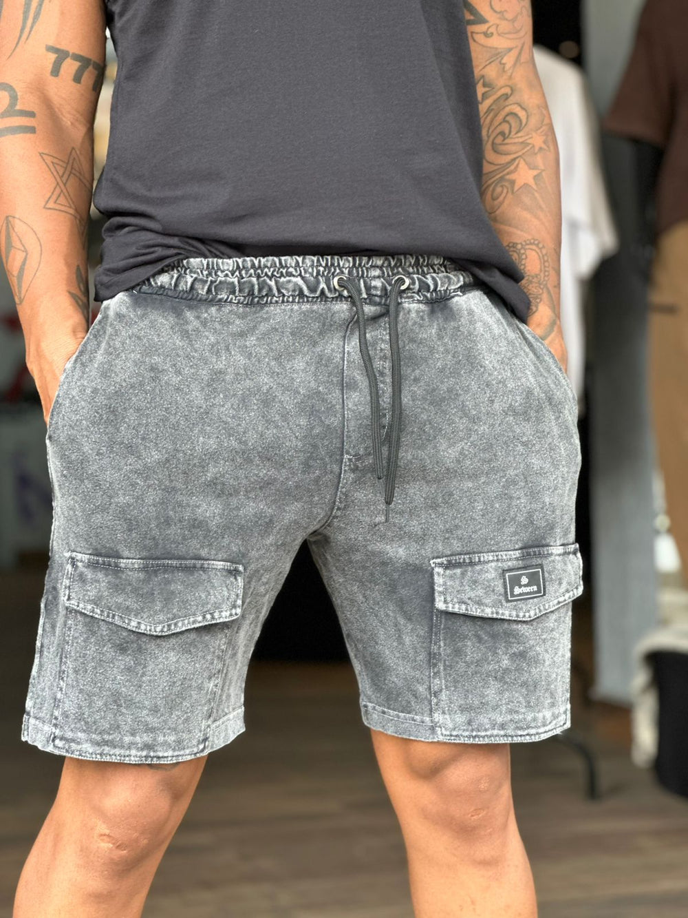 Shorts Estonado Cargo
