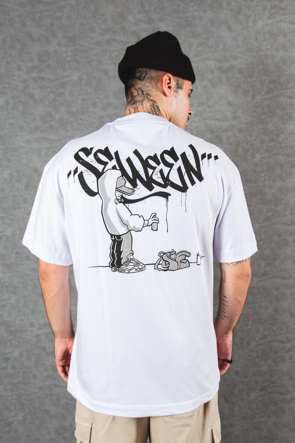 Camiseta Regular Graffiti