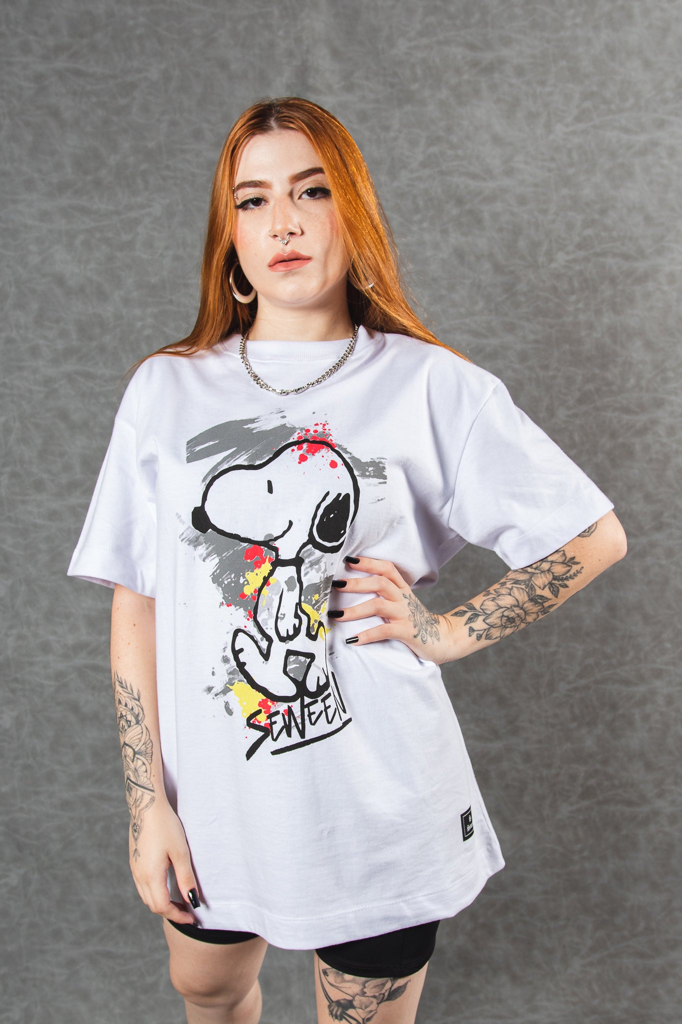 Camiseta Regular Snoopy Seween