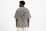 Oversized Rei Estonada Cinza