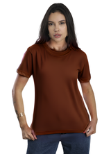 T-SHIRT FEMININA MALHÃO