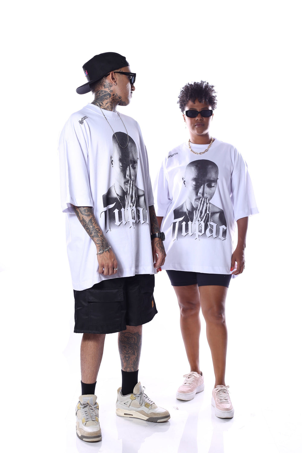 Camiseta Oversized Tupac Shakur