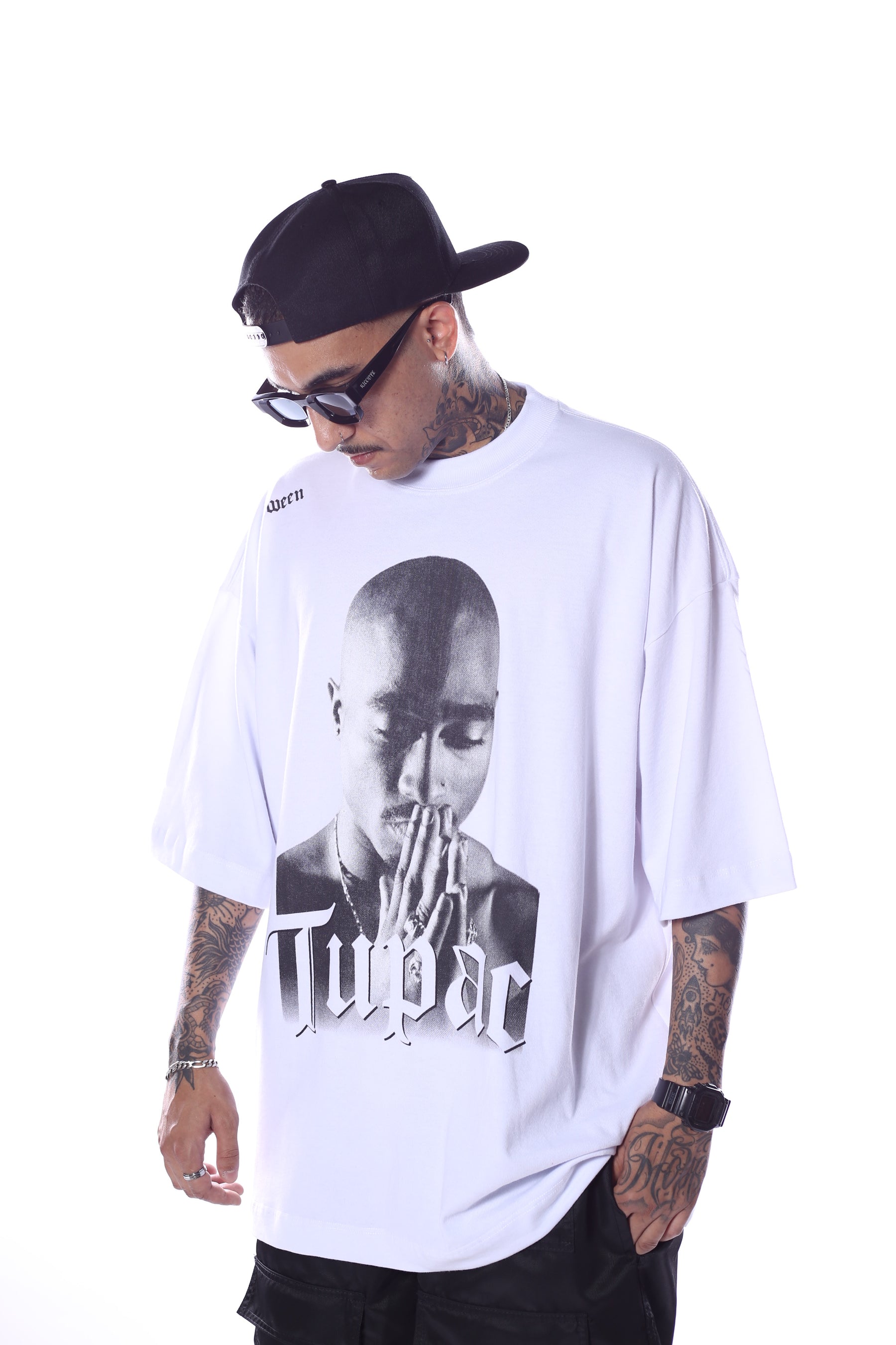 Camiseta Oversized Tupac Shakur