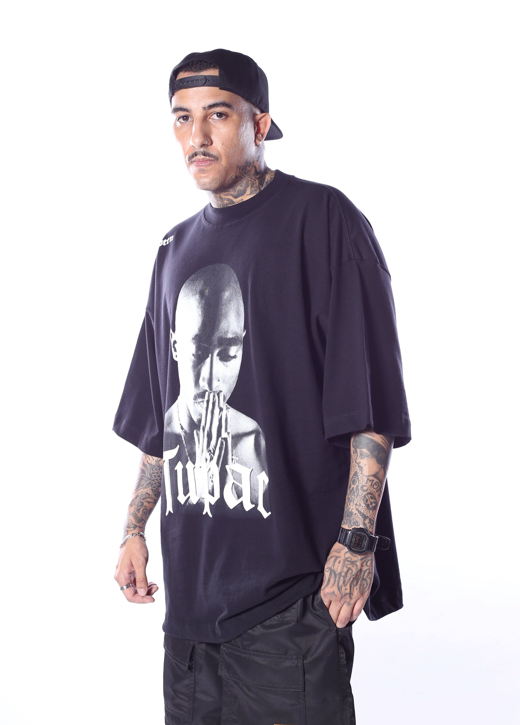 Camiseta Oversized Tupac Shakur