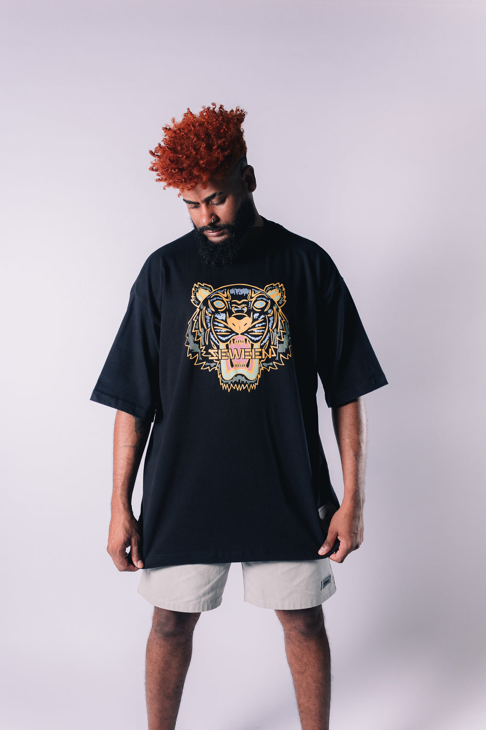 Camiseta Oversized Tigre