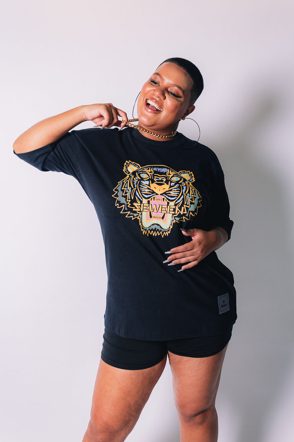 Camiseta Oversized Tigre