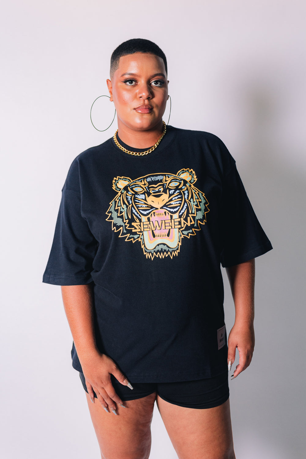 Camiseta Oversized Tigre